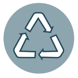 Icon less single-use waste